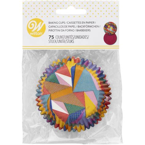 Wilton Baking Cups Max Triangle All Over Pk Caissettes Cupcakes