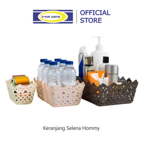 Jual Hommy Keranjang Serbaguna Tempat Penyimpanan Selena Cream M