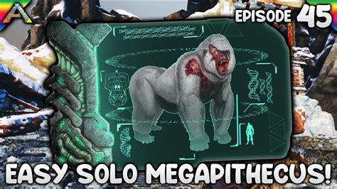 How To Solo Defeat The Ark Megapithecus Let S Play Ark Survival