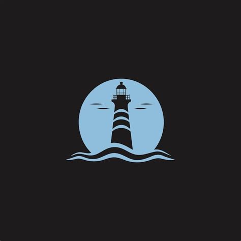 Premium Vector Lighthouse Logo Design Vector Template