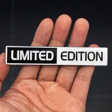 3D LIMITED EDITION Logo Sticker Metal Car Sticker Emblem Trunk Badge