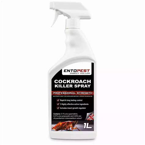 Entopest Cockroach Killer Spray 1ltr Pest Control Products