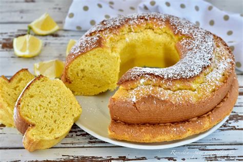 Ciambella Al Limone Senza Uova Ricetta Dolce Leggera