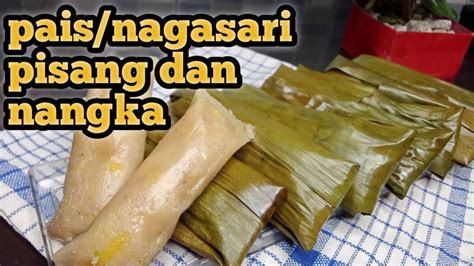 KUE NAGASARI NANGKA RESEP PAIS PISANG YouTube