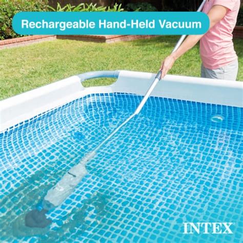 Intex Ep Rechargeable Handheld Above Ground Swimming Pool Vacuum