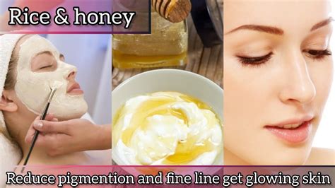 Homemade Rice And Honey Face Packfor Skin Glowingreduce Pigmention And