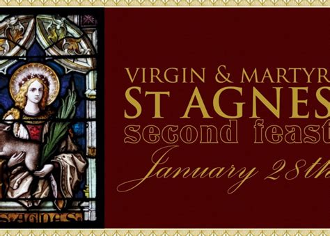 Carissimi Today’s Mass St Agnes Of Rome Ii The Old Roman