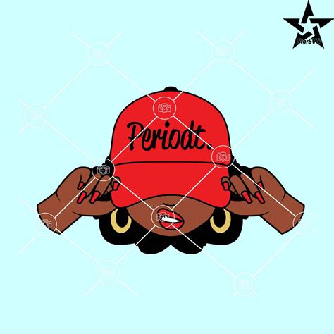 Periodt Woman Smirk Cap Svg Periodt Woman Svg African Amer Inspire