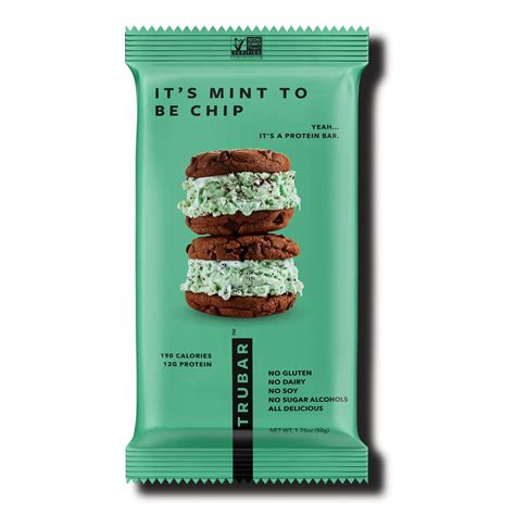 It S Mint To Be Chip Tru Women Nutrition And Protein Bar Trubrands