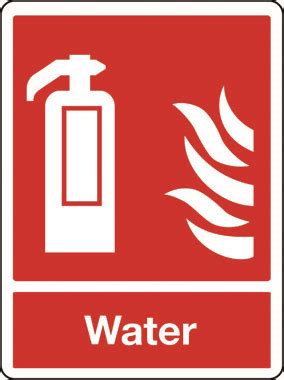 Water Fire Extinguisher General Sign Aura Sign Shop