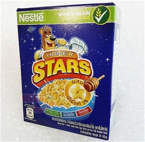 4 X Nestle Honey Stars Cereals Breakfast Food Snack Made With Whole