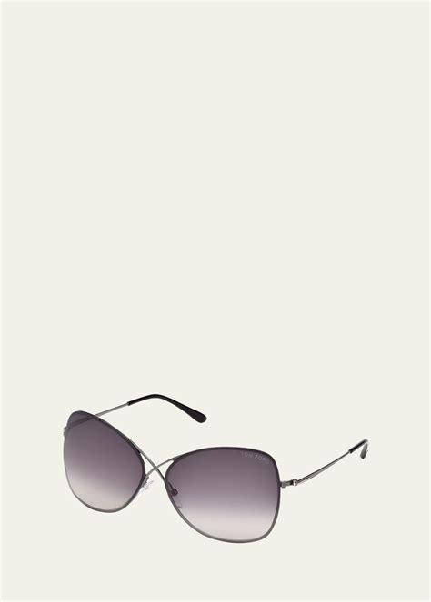 Tom Ford Butterfly Metal Sunglasses Bergdorf Goodman