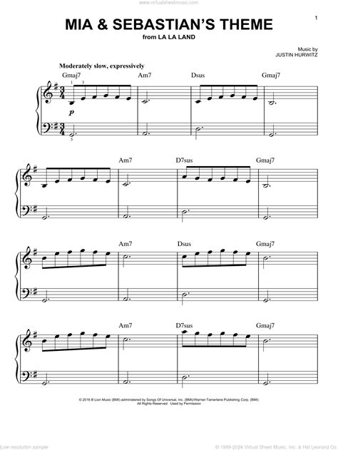 La La Land Epilogue Sheet Music Piano 6