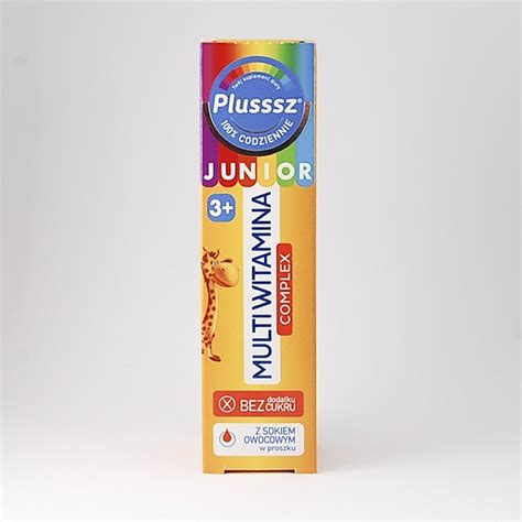 Plusssz Junior Multiwitamina Complex 20 Tabletek Apteka Moderna