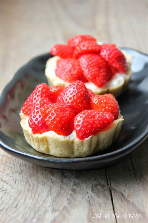 Lost In My Kitchen Tartelettes Aux Fraises Sur Chantilly Citron Vert