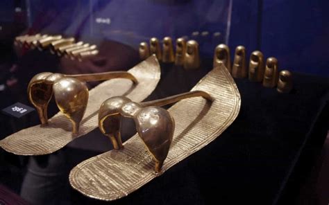 Golden Sandals Of Tutankhamun