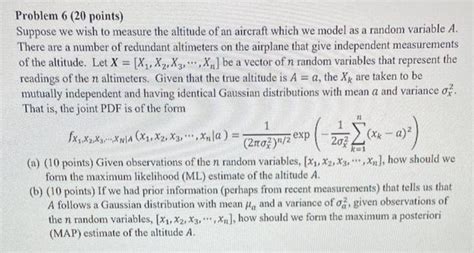 Problem 6 20 Points Suppose We Wish To Measure The Chegg