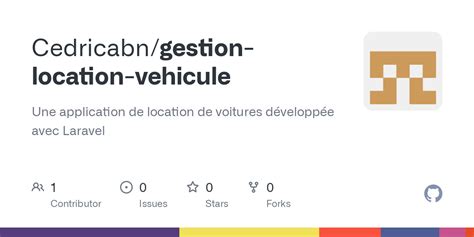 GitHub Cedricabn Gestion Location Vehicule Une Application De