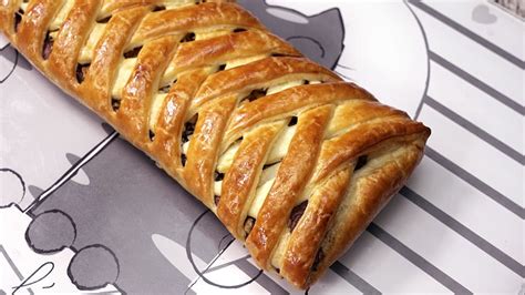 Trenza De Hojaldre Con Chocolate Cocina Casera Y Facil