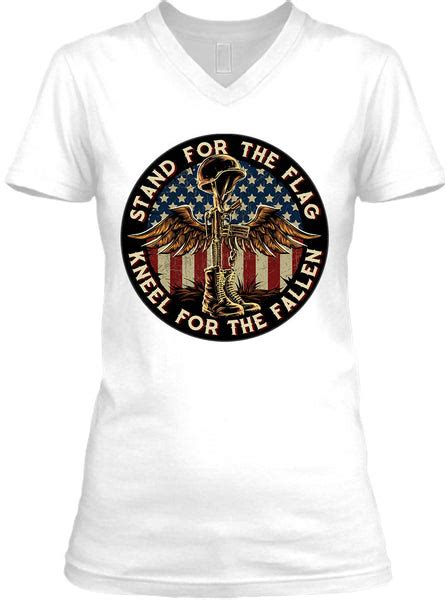 Battlefield Cross Stand For The Flag Ladies Skullsociety