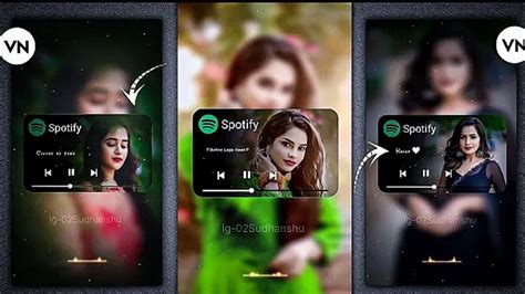 Trending Video Editing In Vn App Spotify Card Lyrics Video Editing In