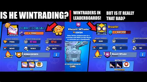 Hydra Khayatt Wintrader Wintraders Dominating Leaderboards In Brawl