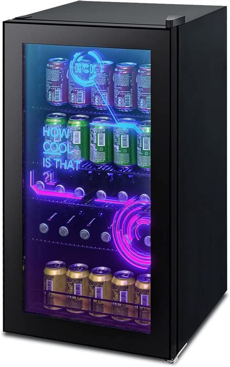 Hck R Frig Rateur Pour Boissons Mini Frigo Avec Clairage Moderne