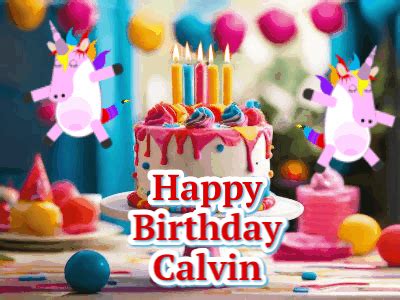 Happy Birthday Calvin GIF 22