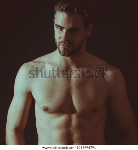 Poto Naked Athlete Strong Body He Stock Photo 1052994791 Shutterstock