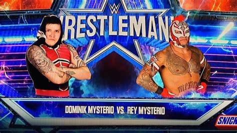 Wwe 2k23 Dominik Mysterio Vs Rey Mysterio Youtube