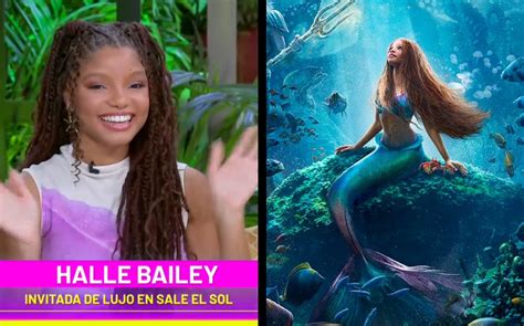 Halle Bailey visita Sale el Sol y habla de la polémica de La Sirenita