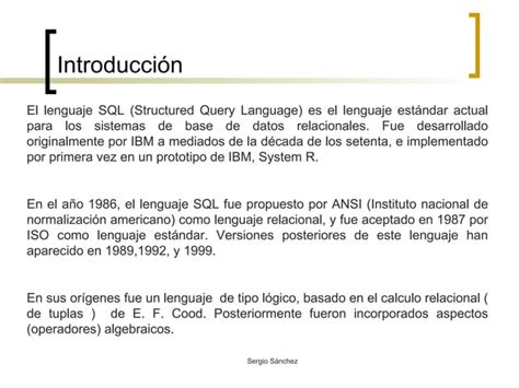 Unidad 6 Lenguaje Sql Ppt