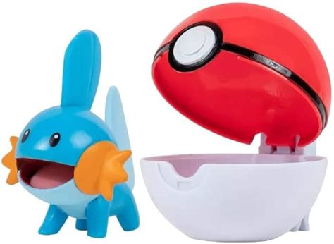 Pokemon Clip N Go Battle Feature Figure Set And Action Ready Mudkip