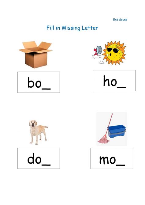 Fill In Missing Final Letter Interactive Worksheet Cvc Words Phonics Cvc Words Letter