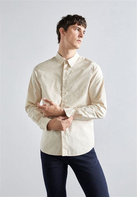 Ps Paul Smith Tailored Fit Shirt Off White Uk