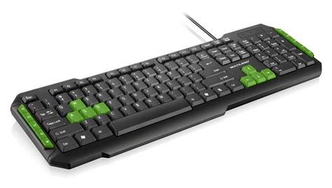 Teclado Multimidia Gamer Teclas Verdes Usb Tc Multilaser