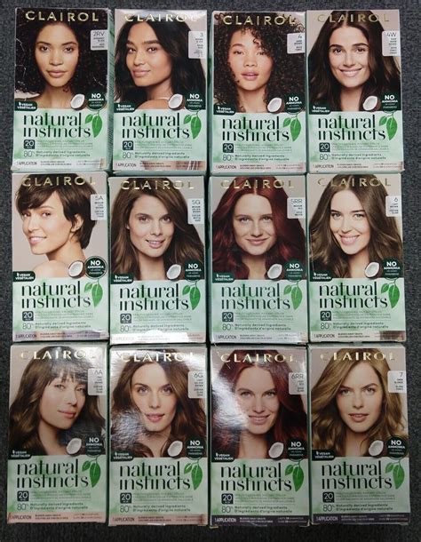 Clairol Hair Color Chart Numbers