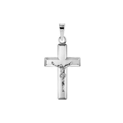 Blessed Sterling Silver Pendant Crucifix Savelli Religious