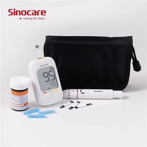 Sinocare Glucometre Glucose Monitor Glucometer Blood Glucose Meter With