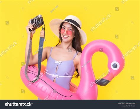 Beautiful Sexy Asian Woman Bikini Smiling Stock Photo Shutterstock