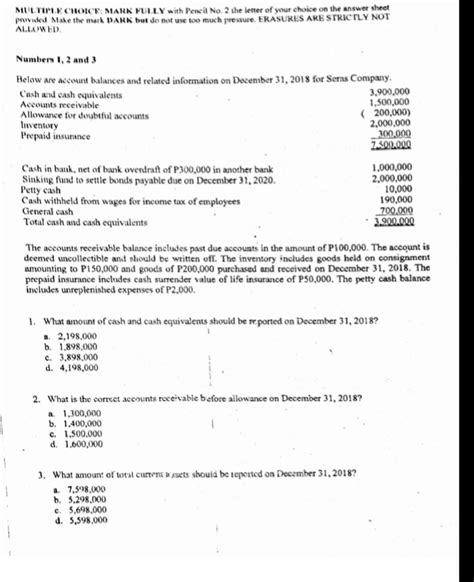 SOLUTION Financial Accounting And Reporting Exam With Answer Keys