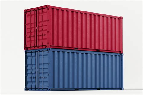 3d Shipping Container Realistic Cargo Premium Psd Mockup Rawpixel