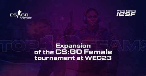 Federação Internacional de Esports expande seu torneio feminino de CS