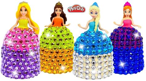 Diy How To Make Super Sparkle Dresses Out Of Play Doh For Disney