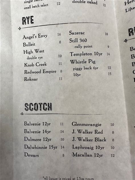 Menu at Peacemaker Lobster & Crab restaurant, St. Louis