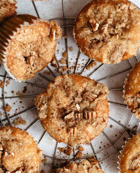 Pumpkin Muffins With Pecan Streusel Kirbie S Cravings