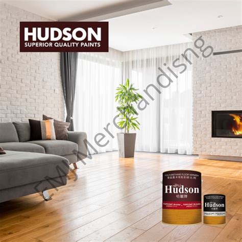 Hudson Polyurethane Floor Varnish Top Coat PU Topcoat In Liter