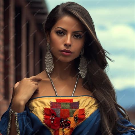 Premium Photo | Beautiful woman in a traditional dress of national ...