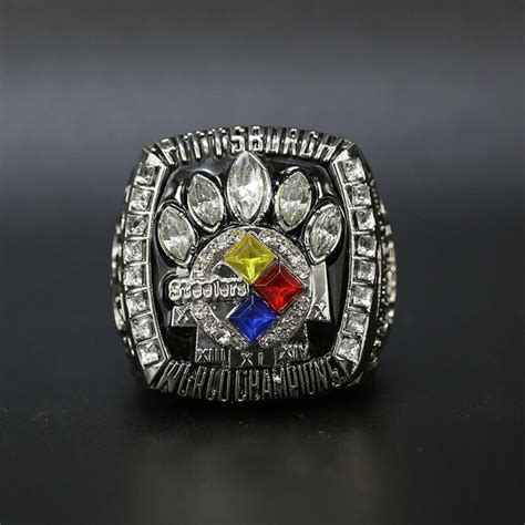 Pittsburgh Steelers 6 Championship Rings Silver Ben Etsy