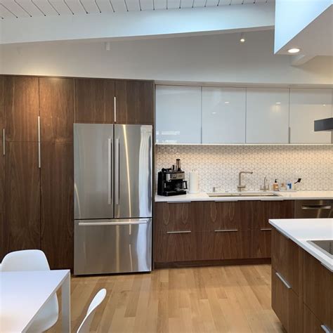 Warm Up Your Kitchen With Custom Walnut Cabinet Fronts For Ikea S